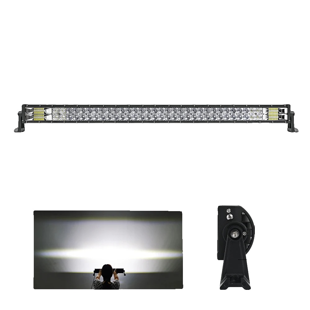 Led-lichtleiste, Dual Row, Kombi-strahl, 42gerade Ohne Draht