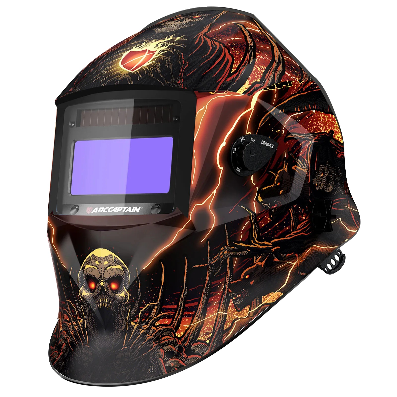 Schweißhelm, True Color Technologie, Automatische Abdunkelungsfunktion, Ar-wc20129