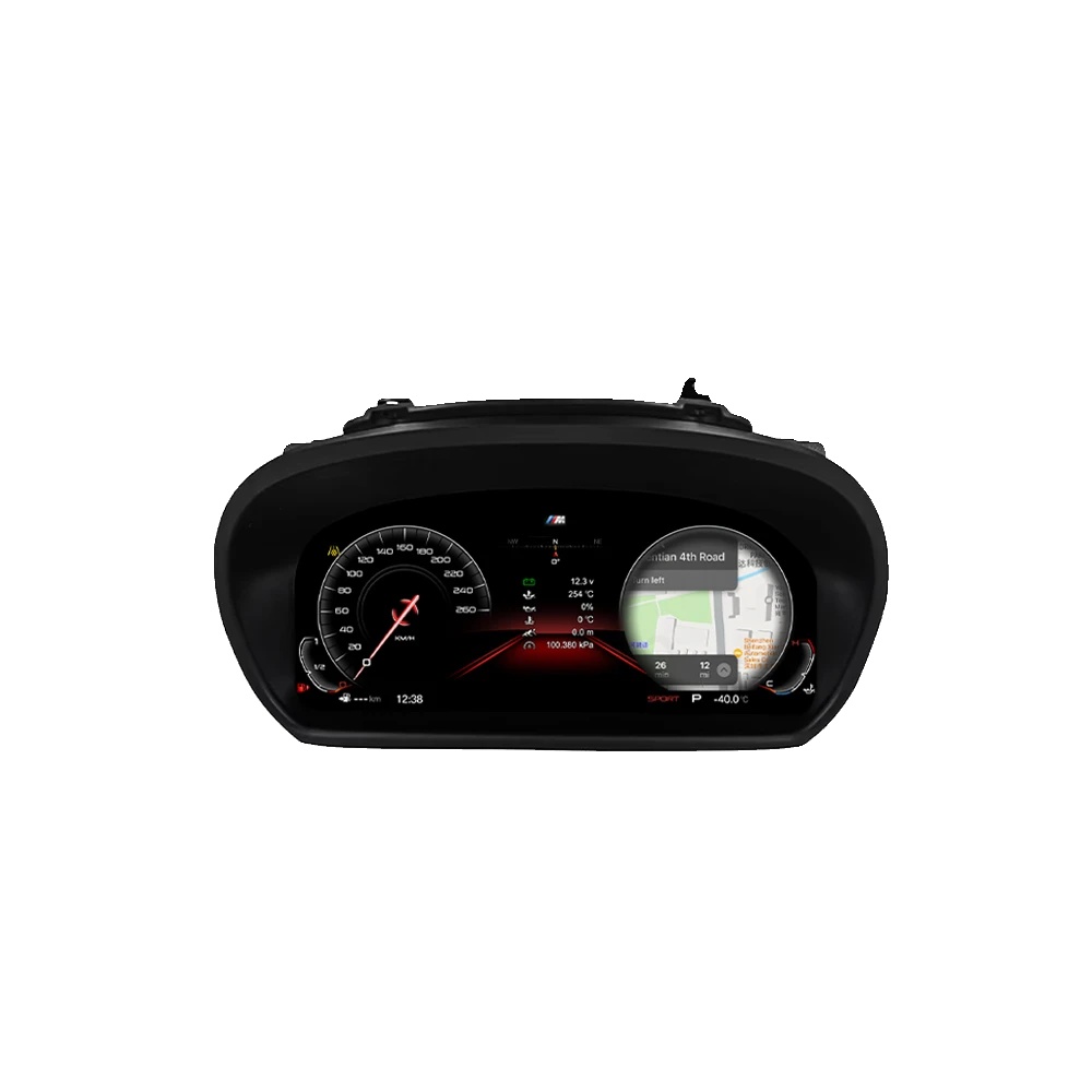 Digitales Instrumenten-speedometer-cluster, Hochauflösender Bildschirm, Fahrzeugkompatibilität, E87 E88 E81 E82 (mit Carplay)