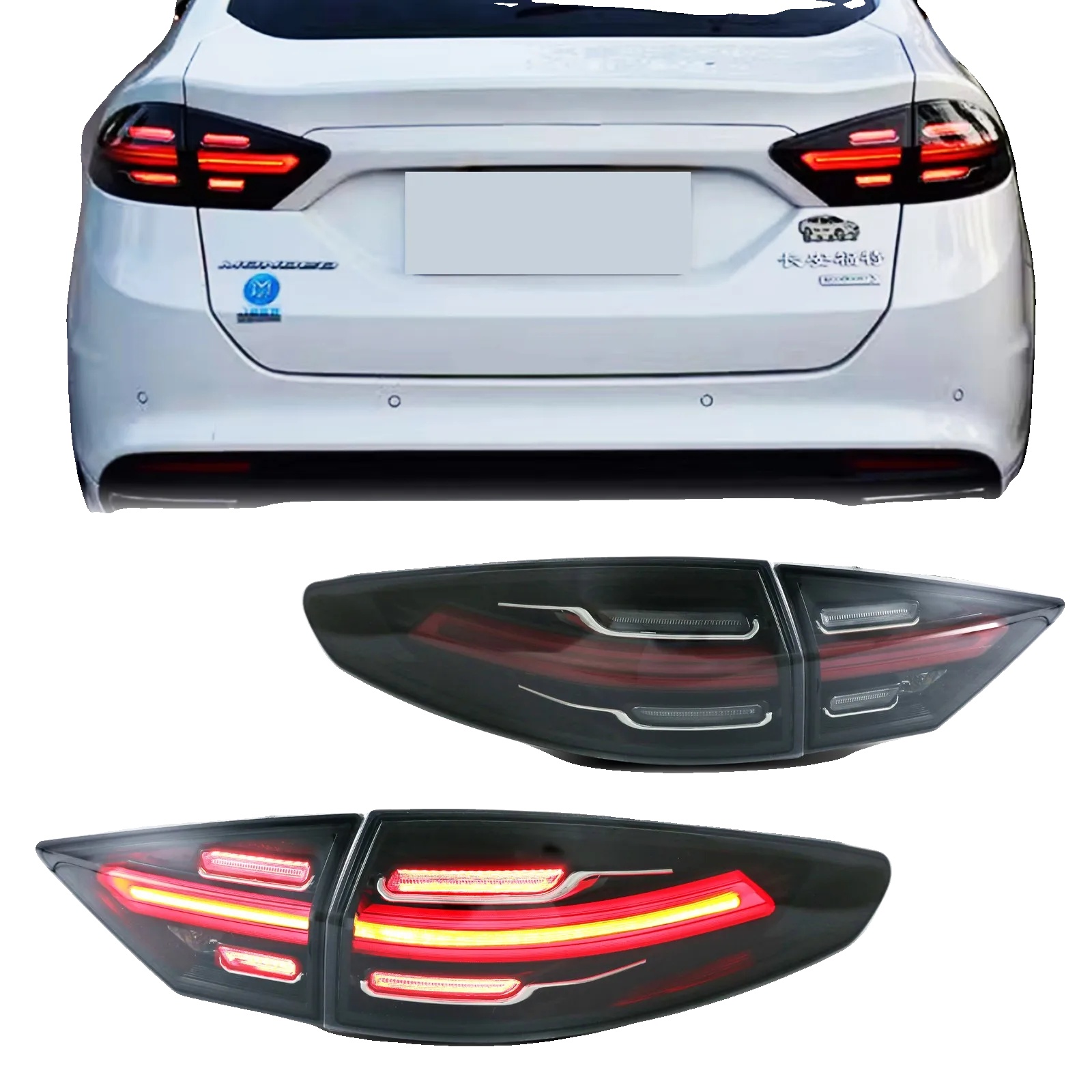Rücklichtanbau, Abs-kunststoff, 12v Betriebsspannung, Ip67 Wasserdichtigkeit, Sequenzieller Blinker, Kompatibilität Mit Mondeo V Fusion 2013-2020