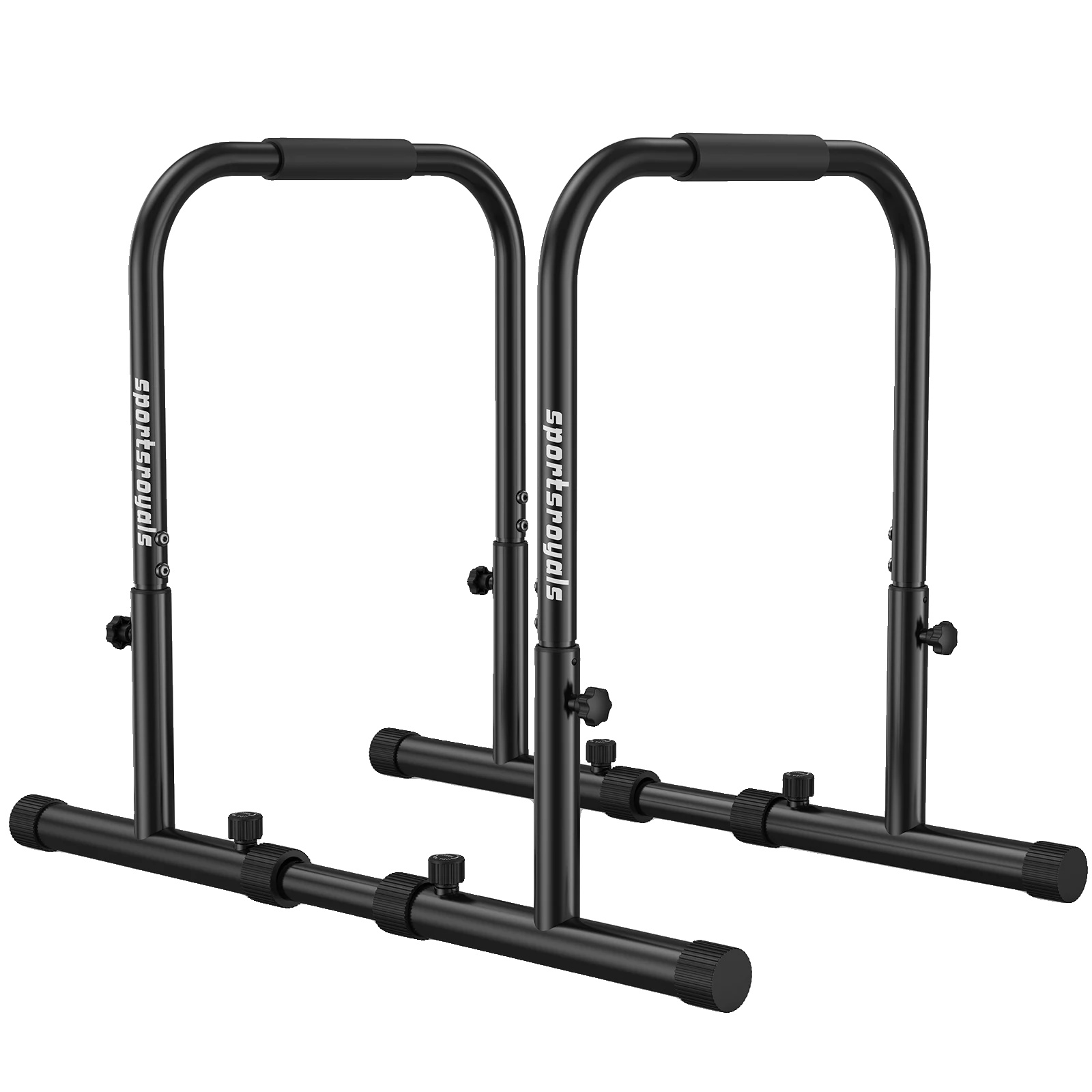 Dip-stange, 400 Kg Tragfähigkeit, Verstellbare Höhe, Rund-blk
