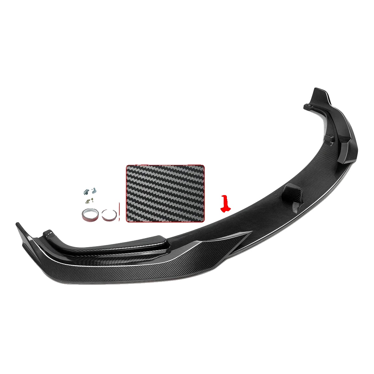 Frontstoßstangenlippe Spoiler, Kompatibel Mit Bmw 8er-serie, Aus Carbonfaser, Einfache Installation, Kohlefaser-look