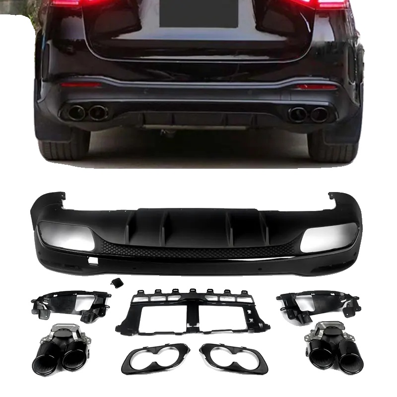 Heckstoßstangen-diffusor, Maßgeschneidert Für Mercedes Benz W167 Gle, Langlebige Konstruktion, Gle53 Stil
