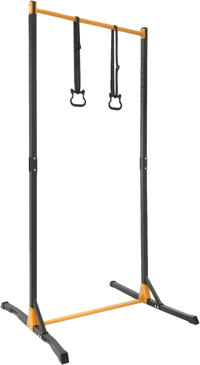 Turnstange, Höhenverstellbar, Hohe Tragfähigkeit, Schwarz