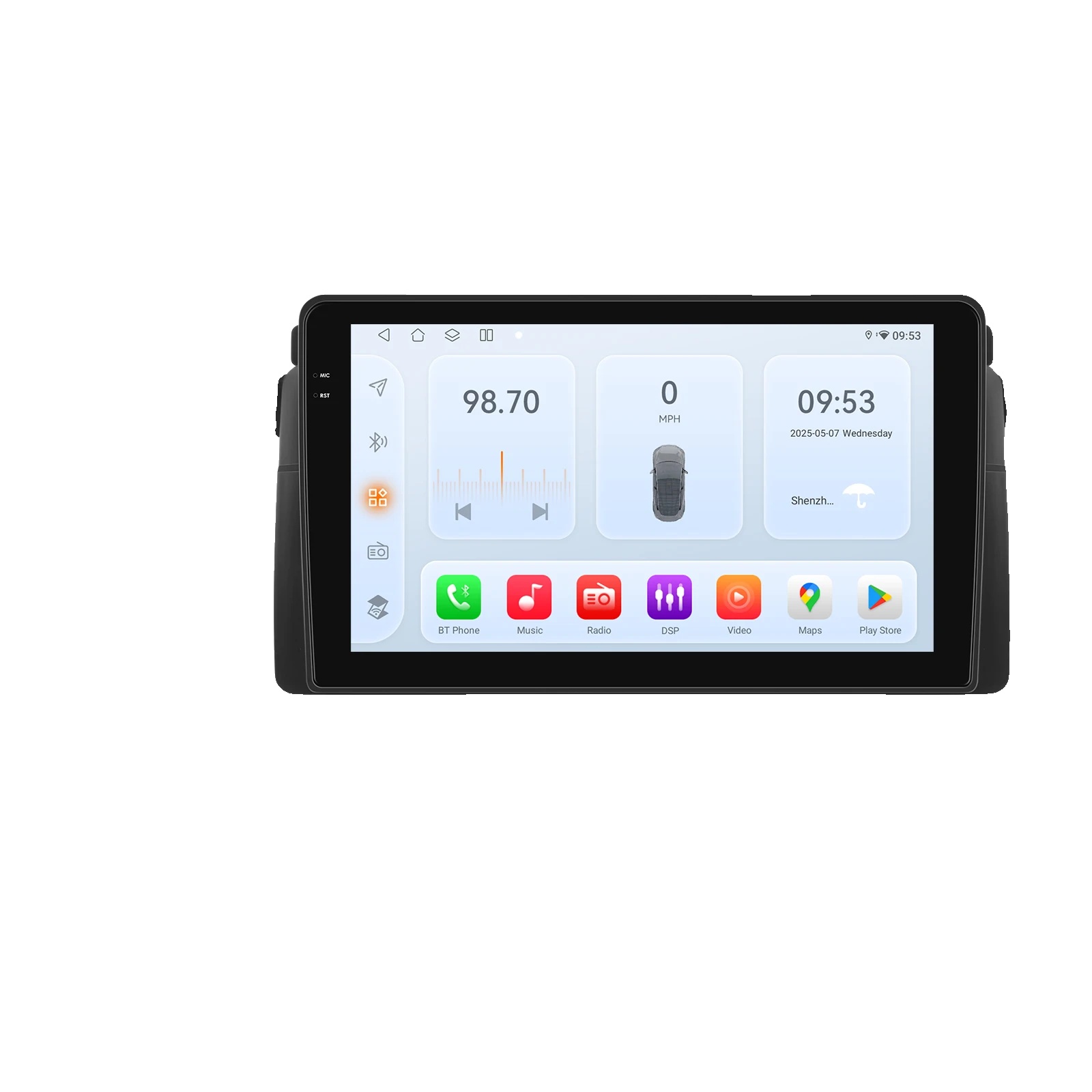 Autoradio, Displaygröße, Smartphone-kompatibilität, Kompatibel Mit Bmw 3er E46 M3 318 320 325 330 335 1998-2005, Qs1 (8kern 3g 32g)