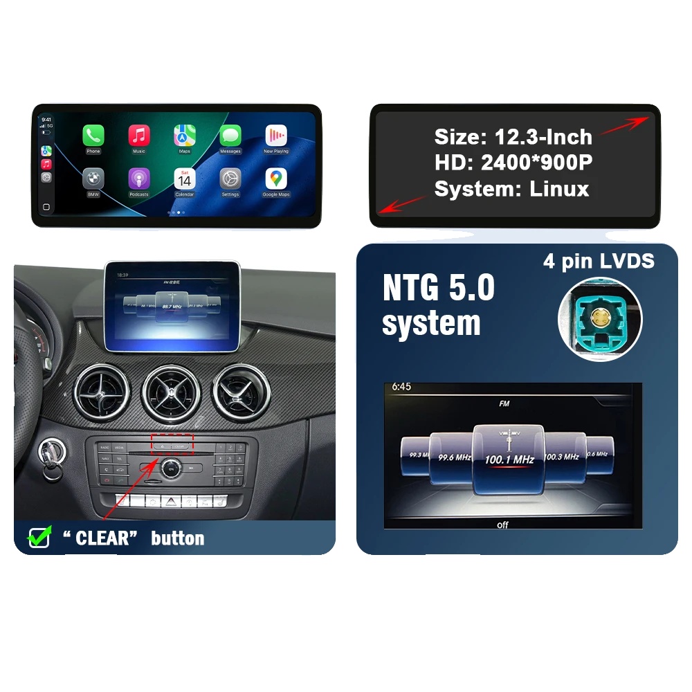 Multimedia-display, Kabelloses Carplay, Android Auto, Ntg 5.0