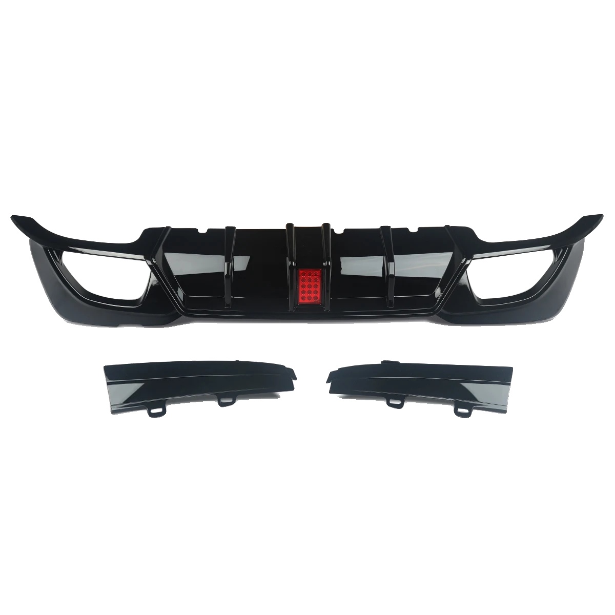 Heckstoßstangen-diffusor, Sportversion, Kompatibilität Mit Bmw 3er Serie G20 G21, Glänzend Schwarz