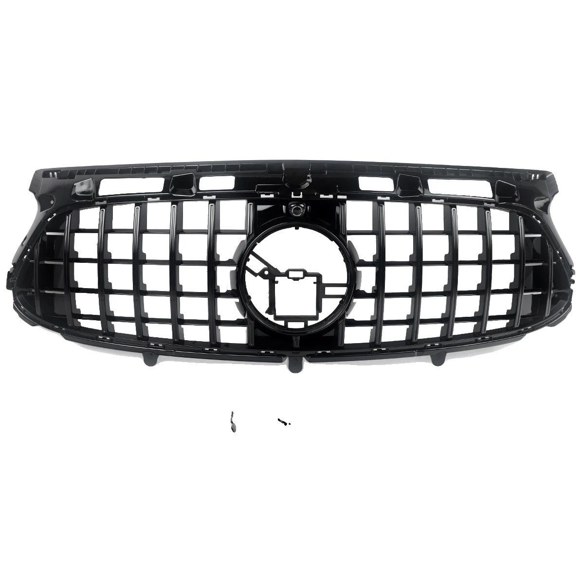 Frontstoßstangen-grill, Abs-material, Maßgeschneidert Für Mercedes Benz Gla-klasse, Glänzendes Schwarz