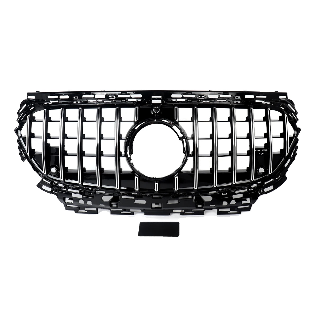 Frontgrill, Rennstil, Kompatibel Mit Mercedes-benz E-klasse, Chrom Schwarz