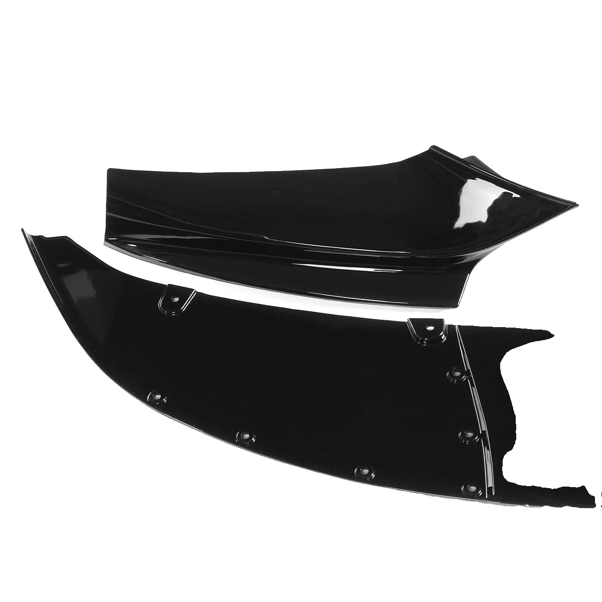 Frontstoßstangenlippe, Abs-kunststoff, Glänzend Schwarz, Passt Für 5er Limousine 2011-2016, Einfache Montage, Leichtes Design