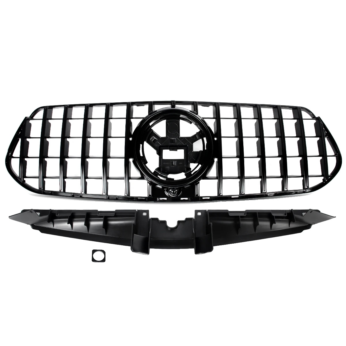 Frontgrill, Gtr Panamericana Stil, Kompatibel Mit Gle-klasse 2024+, Glänzendes Schwarz