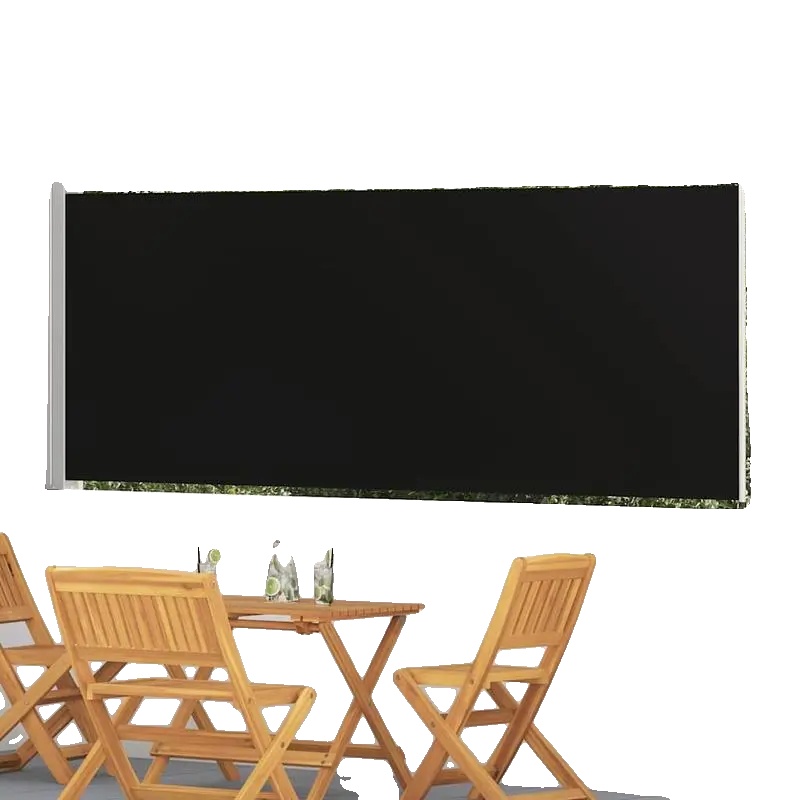 Terrassenmarkise, 120 Cm X 500 Cm, Langlebiger Stoff, Uv-schutz, Einziehbares Design, Eignung Für Den Außenbereich