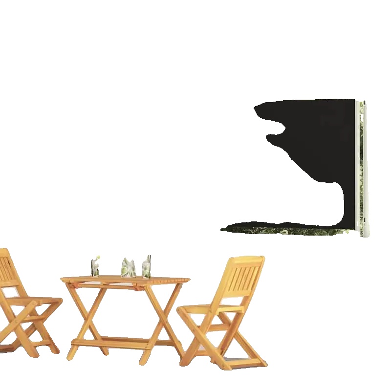 Terrassen-seitenmarkise, Polyestergewebe, 117 Cm X 600 Cm, Geeignet Für Balkone Und Gärten, Bietet Schutz Vor Sonnenlicht Und Wind, Uv-beständiges