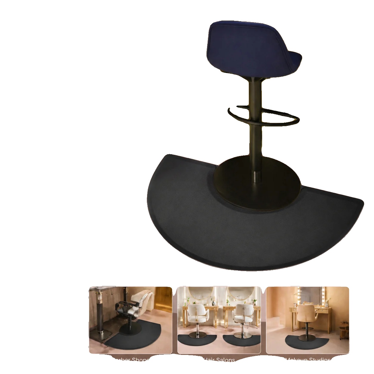 Salonbodenmatte, 90 Cm Höhe, 150 Cm Durchmesser, 18 Mm Dicke, Wasserdicht, Rutschfest