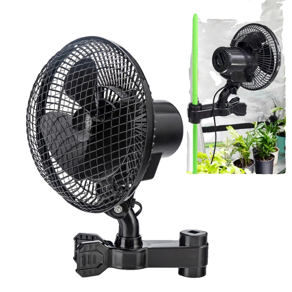 Wachszeltventilator, 220v, 25w, Niedriger/hoher Luftvolumen, 20 Cm Gitterdurchmesser, 1,2 M Stromkabel