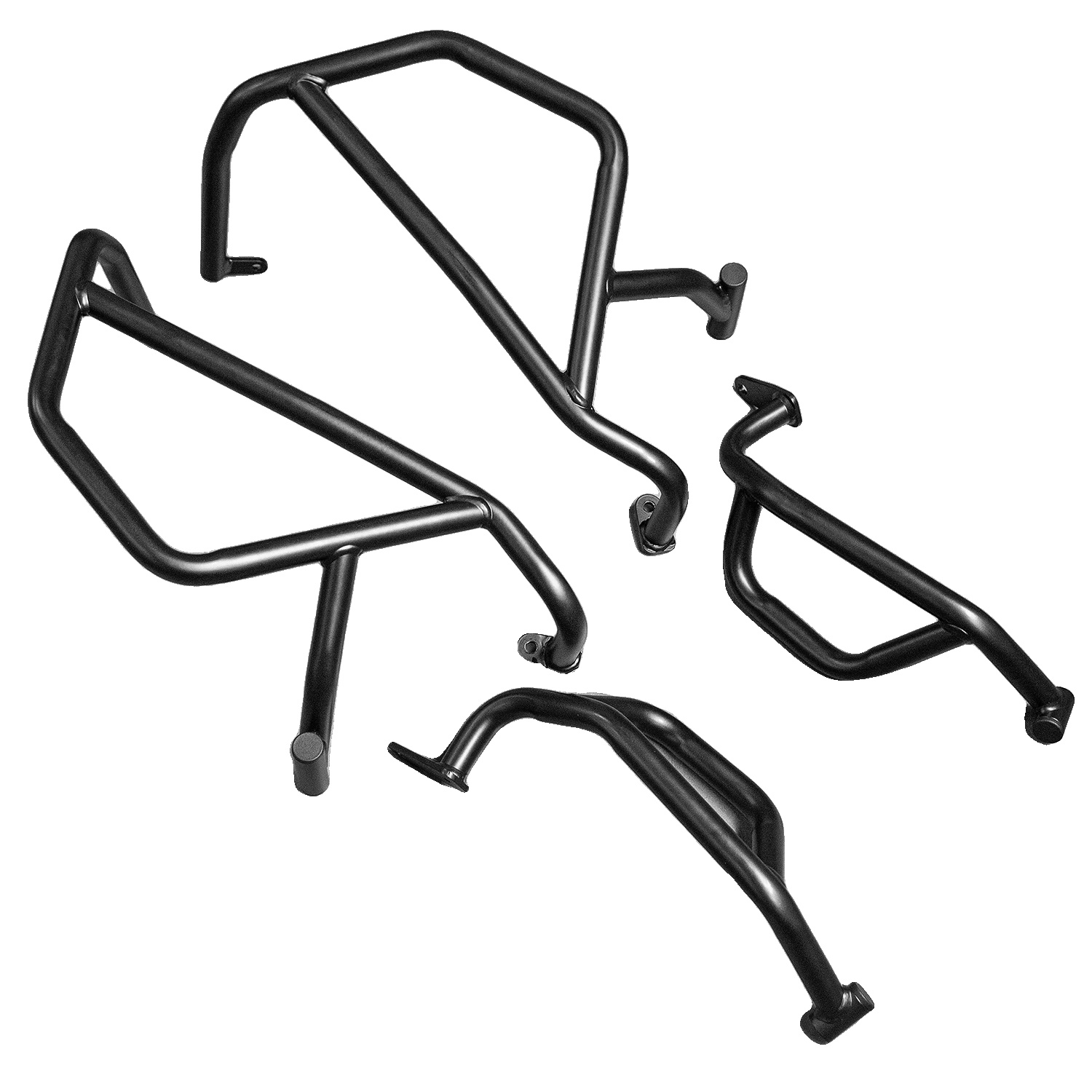 Sturzpads, Motorradschutz, Langlebige Stahlkonstruktion, Schwarz