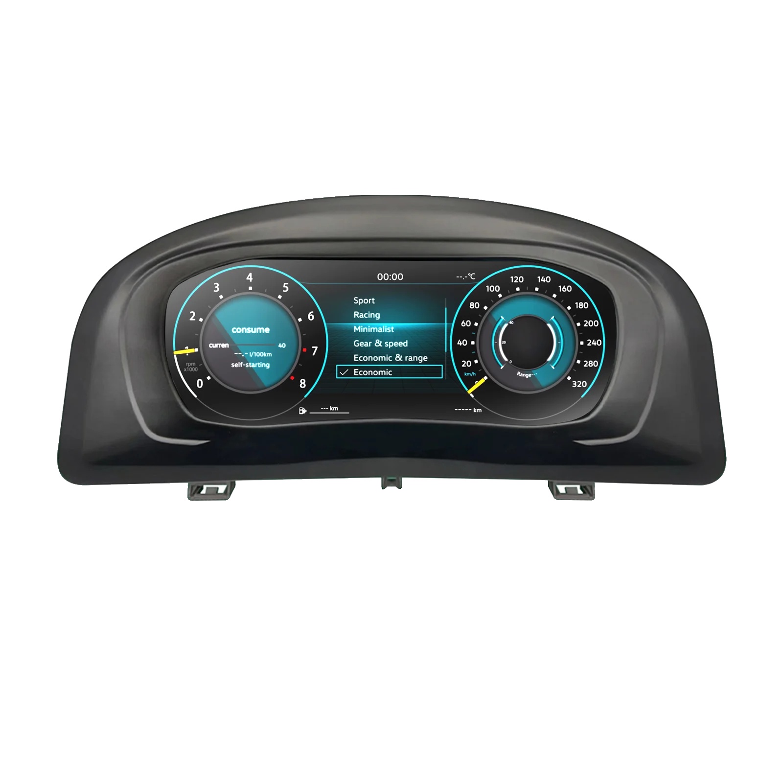 Digitales Cluster, 10,25 Zoll Display, Mehrsprachige Unterstützung, Für Vw Touran 04-08