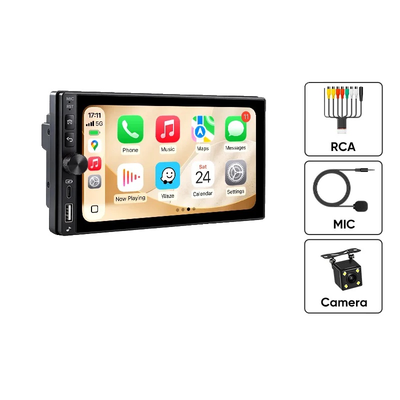 Carplay, Bildschirmgröße, Kabellose Konnektivität, K60 Wireless Mic + Cam