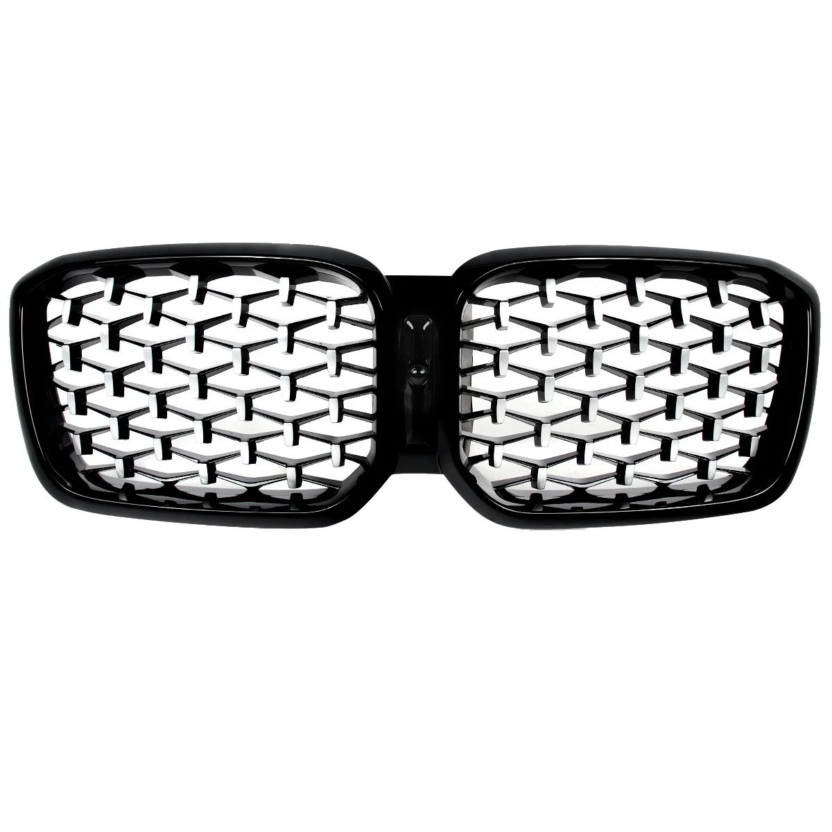 Frontgrill, Diamantstil, Direkter Ersatz, Chrom Schwarz