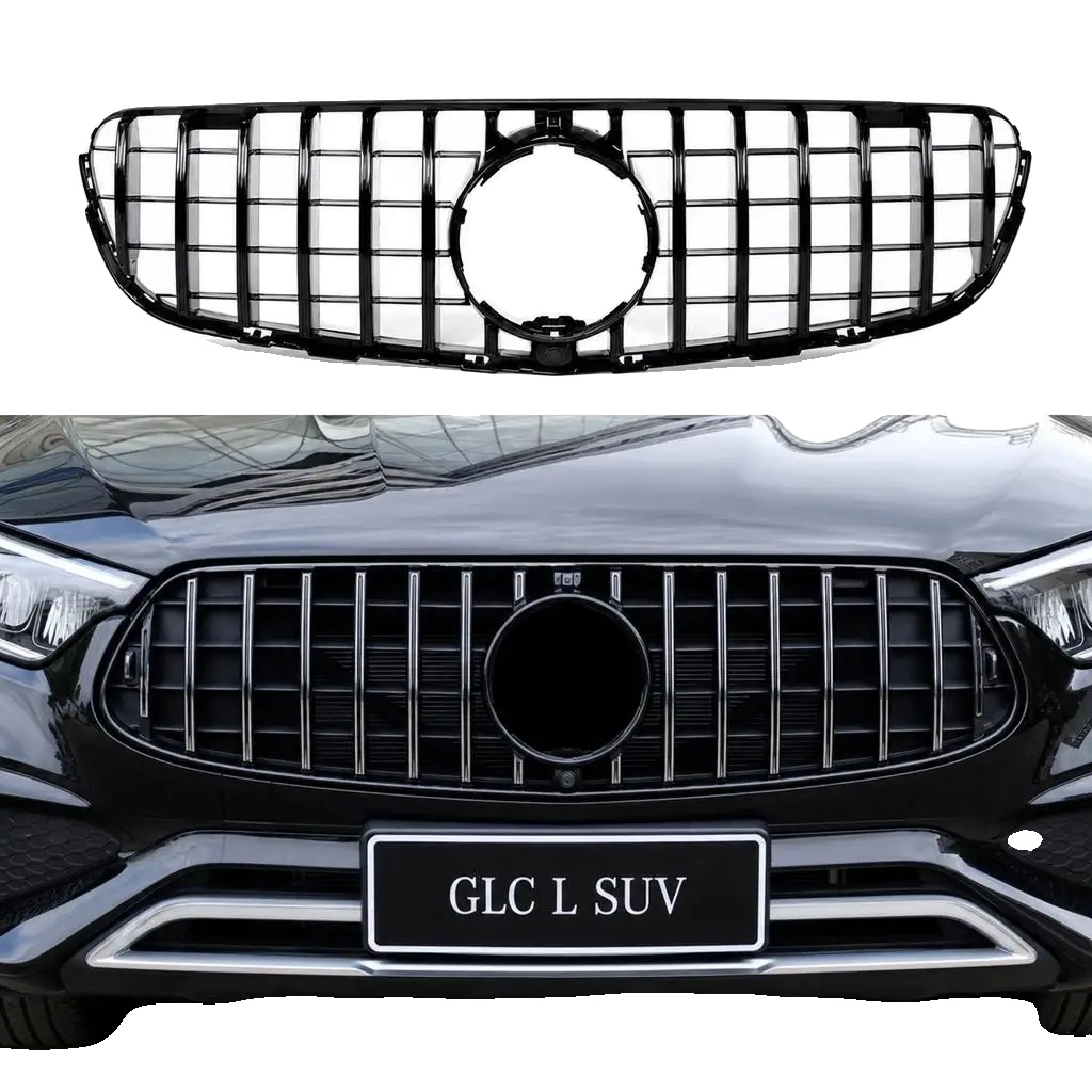 Frontstoßstangen-grill, Passt Für Mercedes Benz Glc-klasse, Langlebige Konstruktion, Schwarz