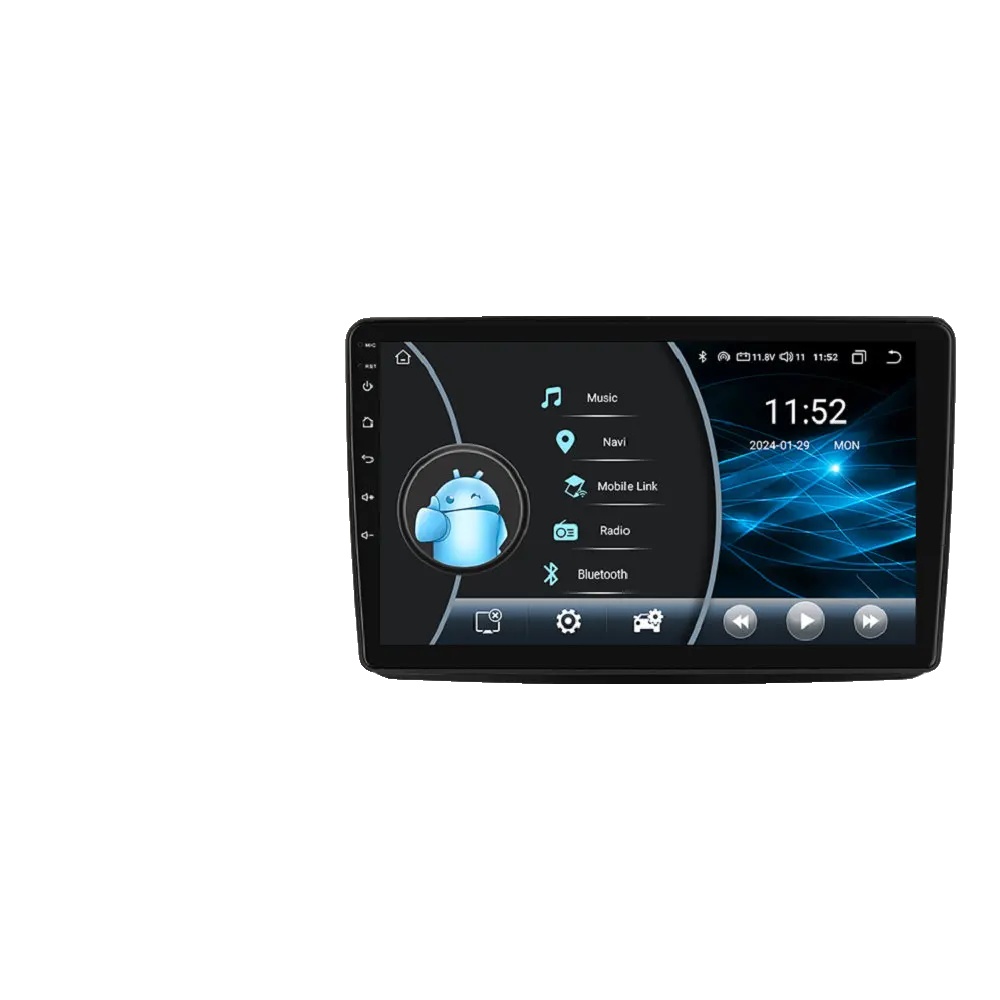 Auto-multimedia-system, Verbesserte Audioausgabe, Smartphone-kompatibilität, Kompatibel Mit Fiat Panda 2003 - 2007 - 2012, W1 (8core 2g 32g)