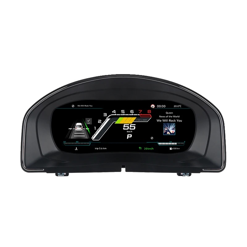 Lcd-dashboard-cluster, Wireless Carplay-unterstützung, Hochauflösendes Display, Für Tiguan 09-17ys