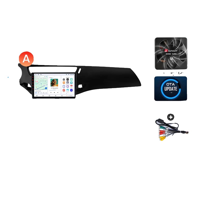 Autoradio, Touchscreen, Navigationssystem, Kompatibel Mit Citroen C3 Mk2 (a51) / Ds 3 2009-2016, Eingebauter Kühlventilator Android, V7 (4gb-64gb) - A