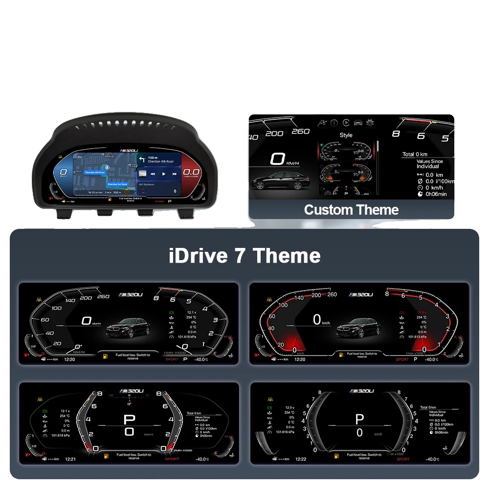 Digitales Dashboard-cluster, Echtzeitnavigation, Adaptive Steuerungen, F25 Carplay-version