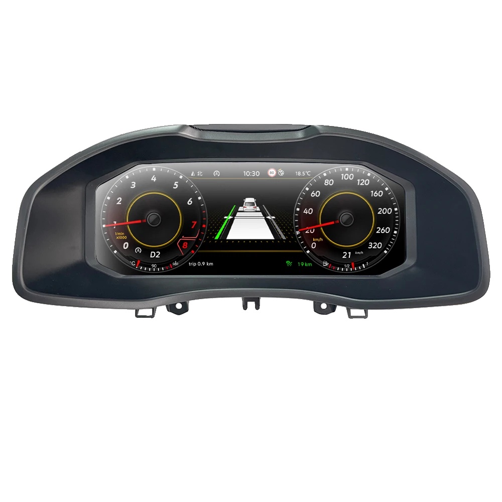 Digitales Dashboard-cluster, 12,3 Zoll Bildschirm, Mehrsprachige Unterstützung, Skoda Kodiaq Mob