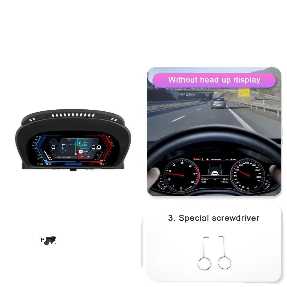 Digitales Armaturenbrett, Drahtlose Konnektivität, Fahrzeugüberwachungsfunktionen, E70 Carplay
