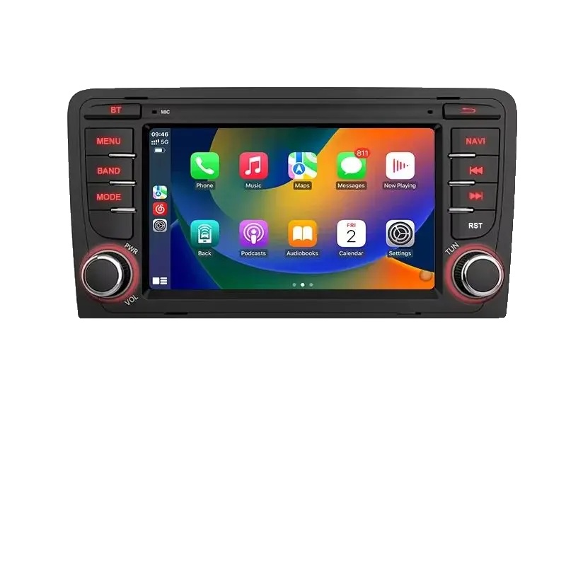 Autoradio, Displaygröße, Multimedia-kompatibilität, Kompatibel Mit Audi A3 8p 2003-2012, V1c (2gb 32gb) 7