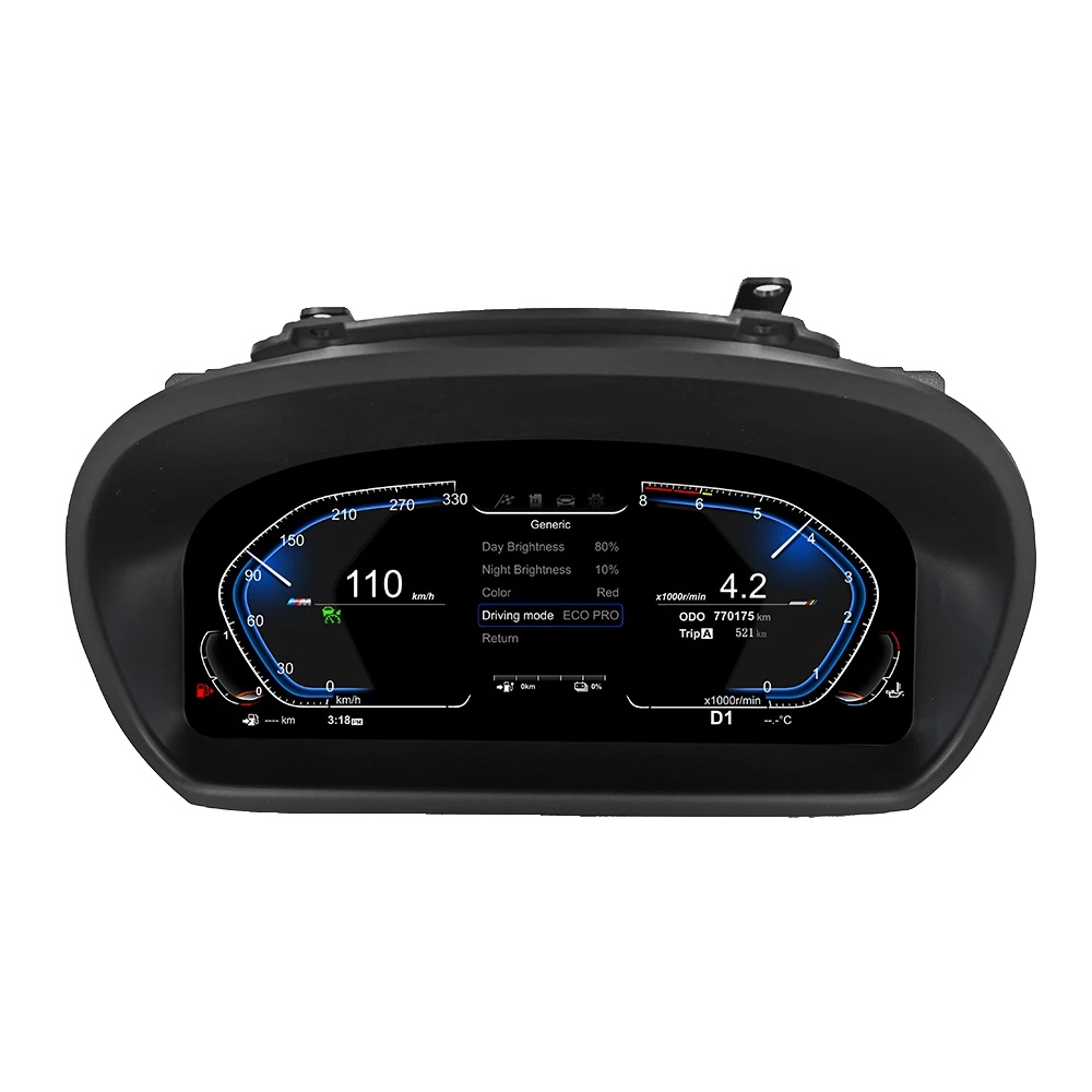 Armaturenbrettanzeige, 11 Zoll Led Digital, Für Premium Kompaktwagen 120i E81 E82 E87 E88, Schwarz