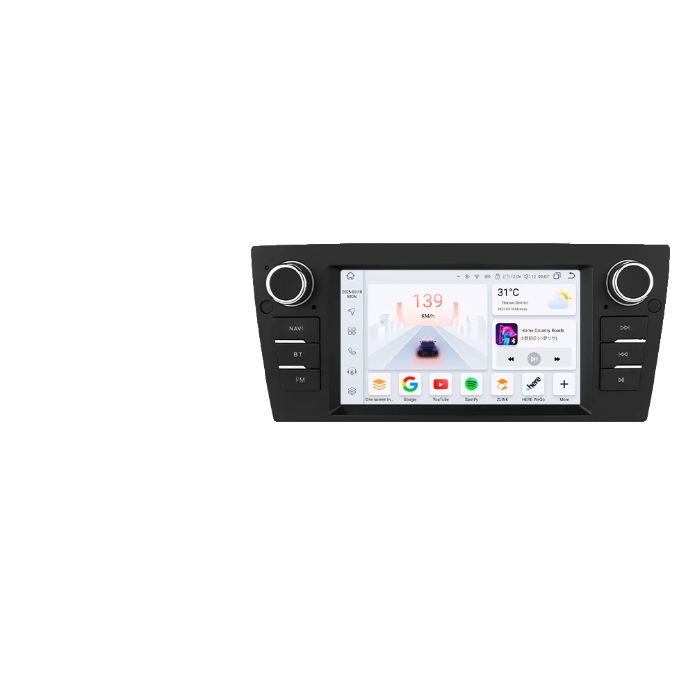 Autoradio, Touchscreen-display, Smartphone-integration, Kompatibel Mit Bmw 3er-serie, Kabelloses Design, S8 Hinzufügen Ahdc2