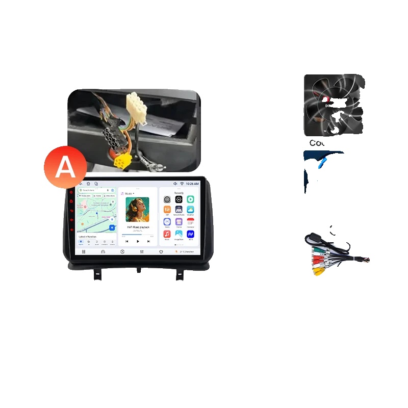 Auto-multimedia-player, Hd-touchscreen, Plug & Play, Kompatibel Mit Renault Clio 3 2005 2006 2007 2008-2014, X7(4g 64g)4g A