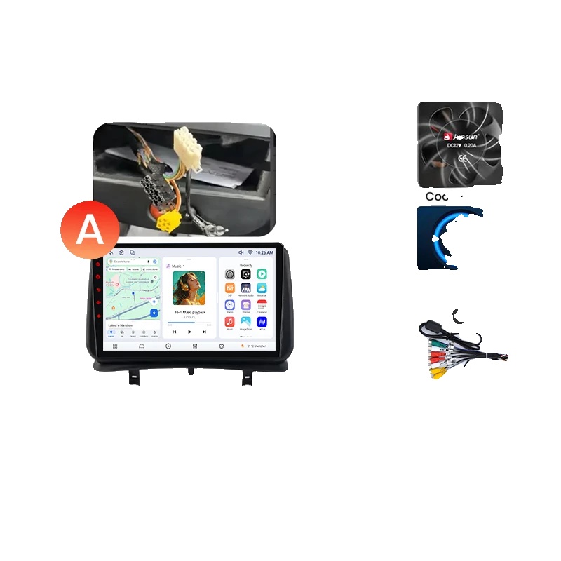 Auto-multimedia-player, Hd-touchscreen, Plug & Play, Kompatibel Mit Renault Clio 3 2005 2006 2007 2008-2014, X7(8g 256g)4g A