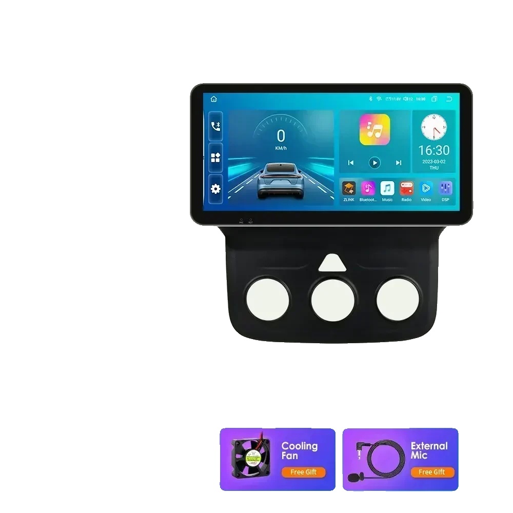Autoradio, Touchscreen-display, Smartphone-kompatibilität, Kompatibel Mit Dodge Ram 1500 2500 3500 2013-2018, 10.33inch S1