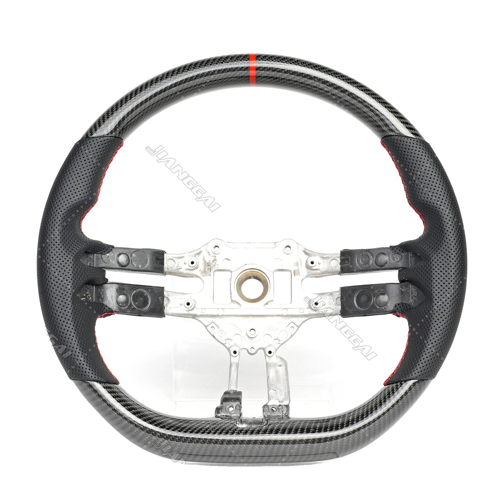 Lenkrad, Carbonfaser, Flaches Boden-rennsportdesign, Kohlenstofffaser
