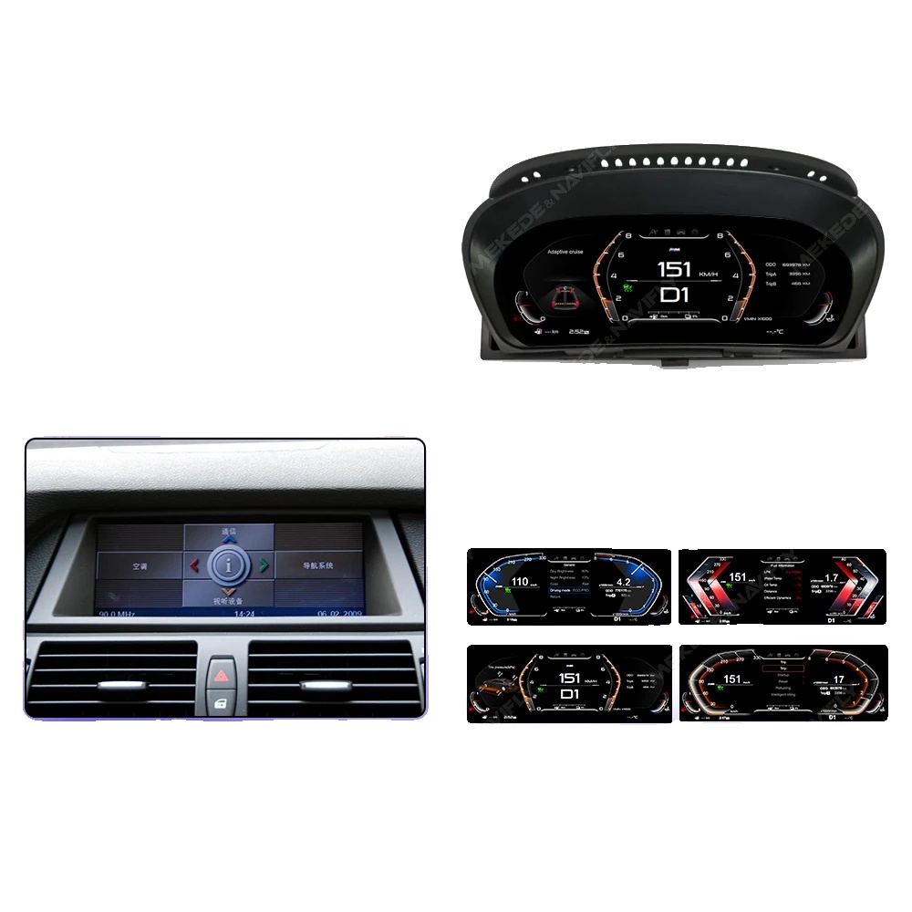 Digitales Dashboard, 12,3" Hd-display, Kompatibel Mit Ccc Cic Und Nbt Evo, E70 2007-2013