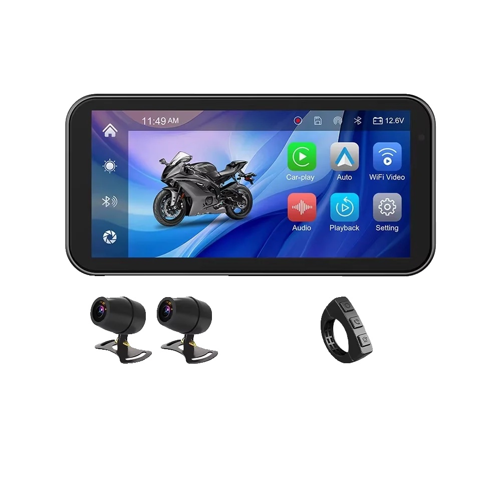 Motorrad Gps Navigation, Ip67 Wasserdicht, Kabellose Konnektivität, Ss-mtf3-om