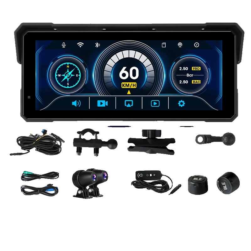 Gps-navigationsgerät, 4k Dvr, Wasserdicht, 8.1 Dvr Gps Tpms, 64g