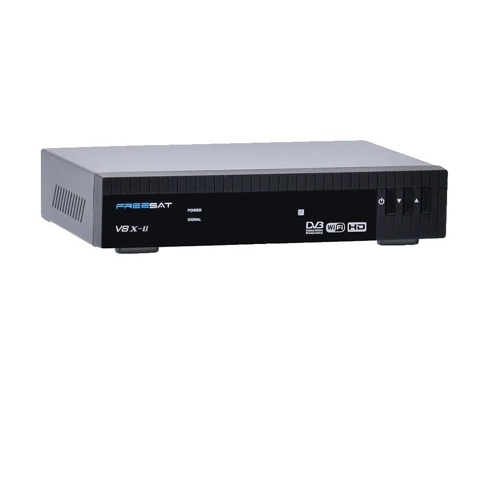 Satelliten-tv-empfänger, 1080p Hd, Eingebautes Wi-fi, Freesat V8x2, Eu-stecker