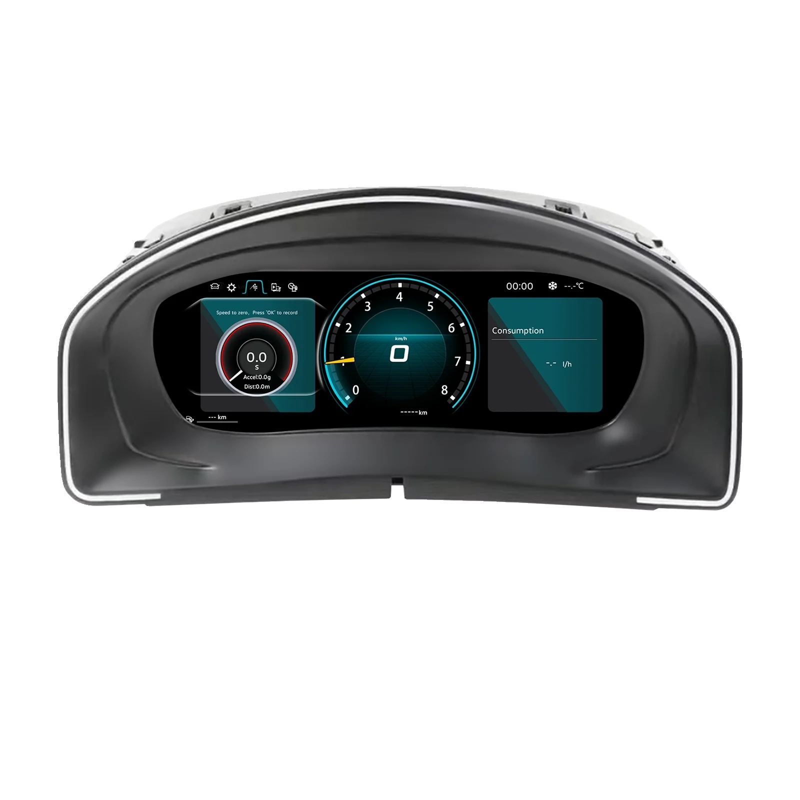 Digitales Cluster-dashboard, 10,25 Zoll Display, Plug-and-play-schnittstelle, Für Vw Scirocco 2009-2016