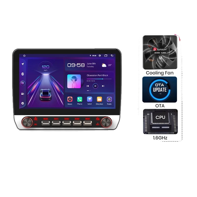 Autoradio, Displaygröße, Navigationssystem, Kompatibel Mit Peugeot 407 2004-2011, V3 Plus (4gb-64gb) - 10,1 Zoll
