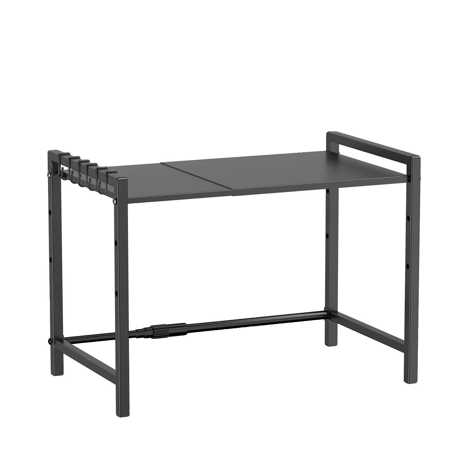 Mikrowellenofenregal, Erweiterbares Design, Inklusive Haken, 1pc