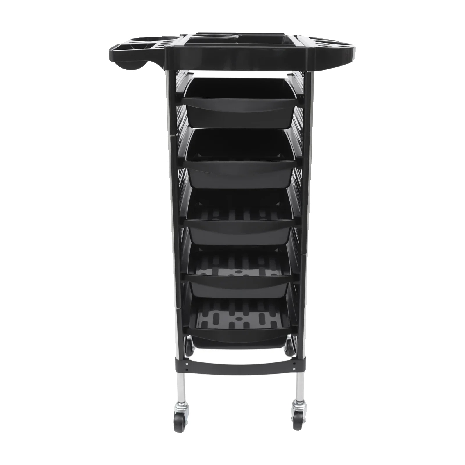 Salonwagen, 5 Schichten, Langlebige Mobilität, Schwarz