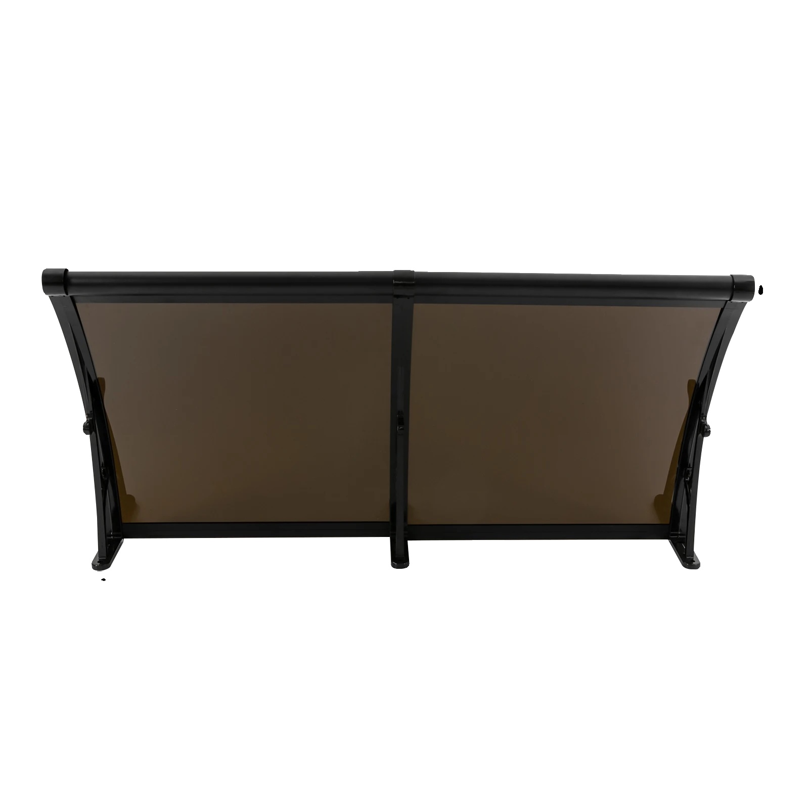 Markisen, Langlebige Aluminiumlegierung, Einfache Wandmontage, Schwarz Braun