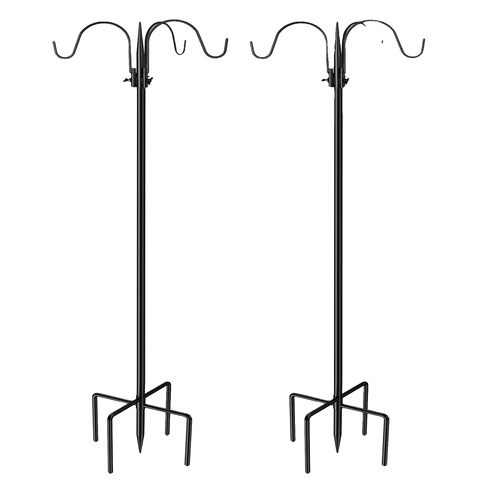 Shepherd-haken, Verstellbare Höhe, Langlebige Eisenkonstruktion, Typ A 2pcs