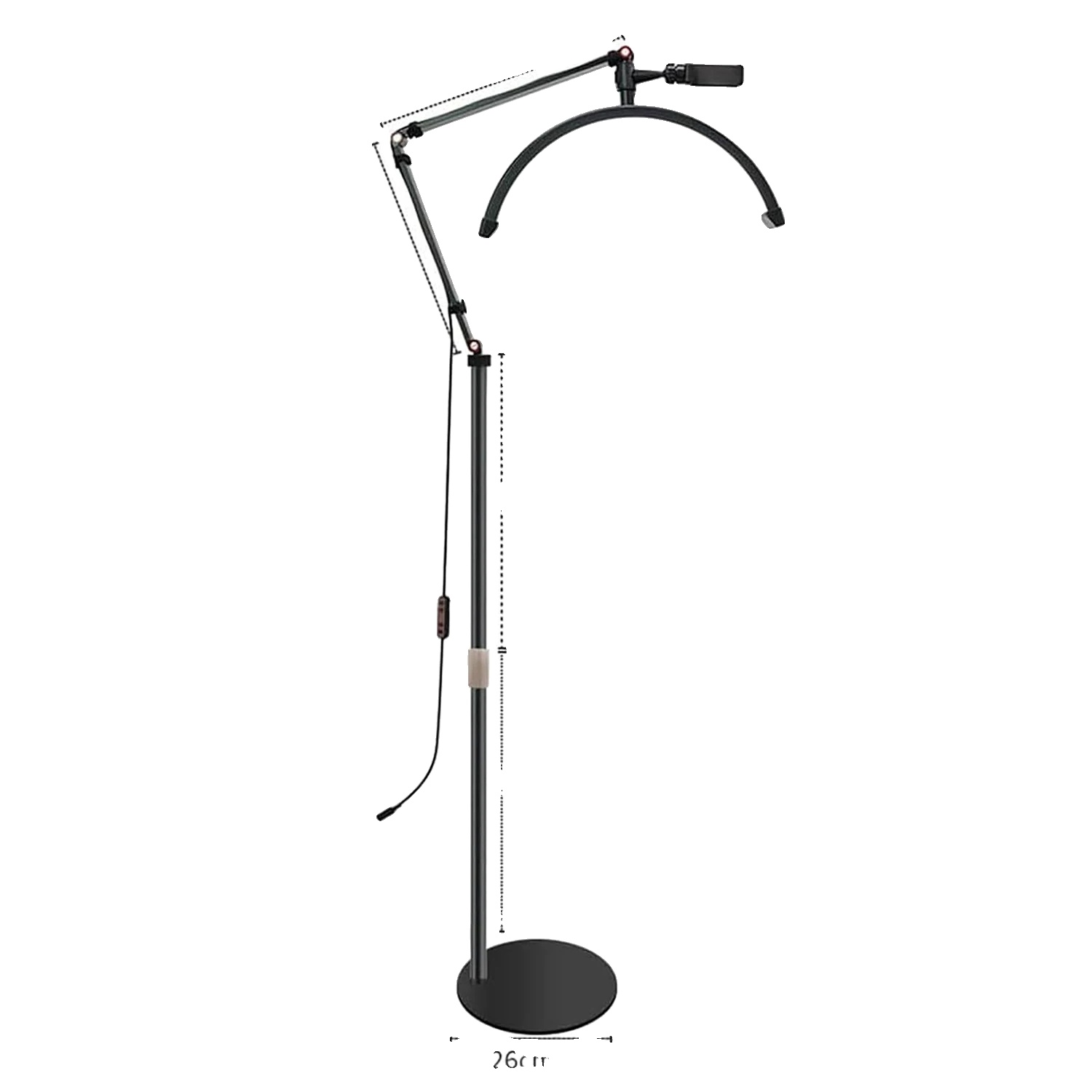 Stehlampe, Einstellbare Helligkeit, Zeitgenössischer Stil, Set B-180 Led Perlen