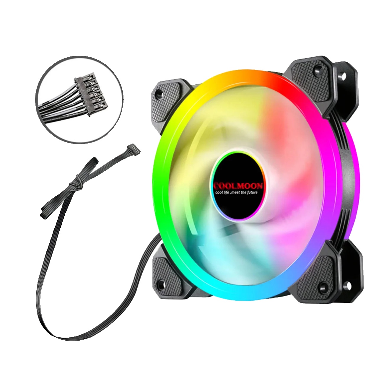 Gehäuselüfter, Rgb-beleuchtung, Leiser Betrieb, Wie Gezeigt, Wie Dargestellt, Rgb