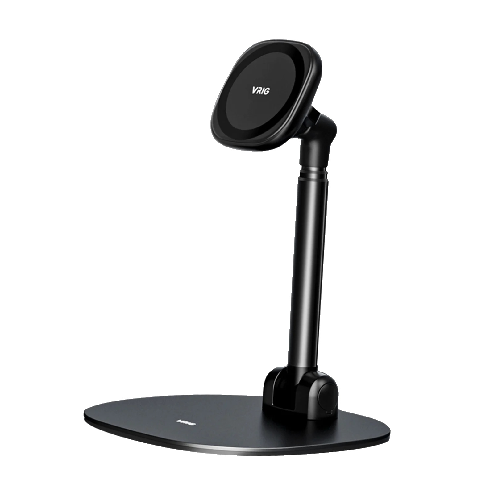 Telefonständer, 360° Drehbar, Höhenverstellbar, Schwarz